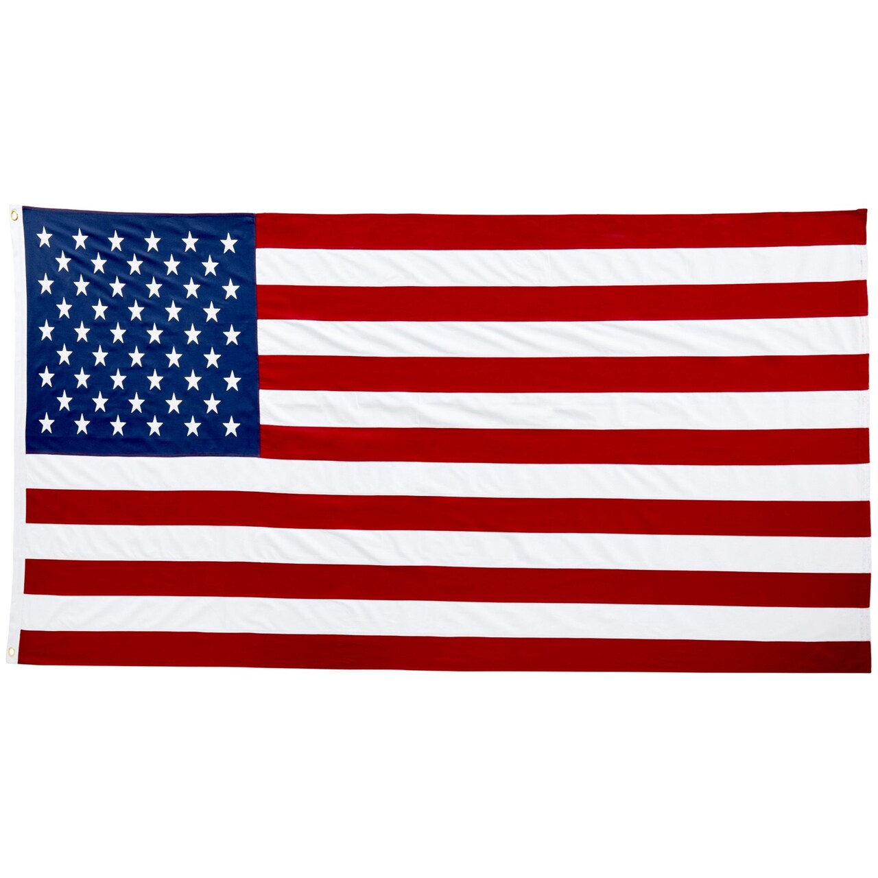 Juvale Memorial Flag - 5x9.5 ft Cotton American US Flag with Embroidered Stars and Sewn Stripes for Casket, Veteran Burial, Memorial Service, and Patriotic Decor